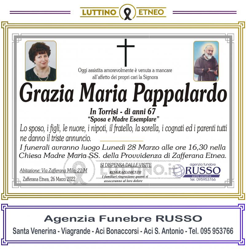 Grazia Maria  Pappalardo